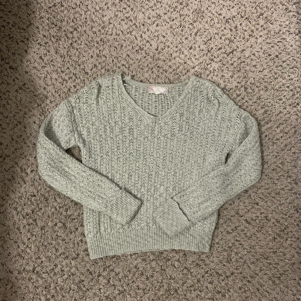 Mint Green Knit Sweater